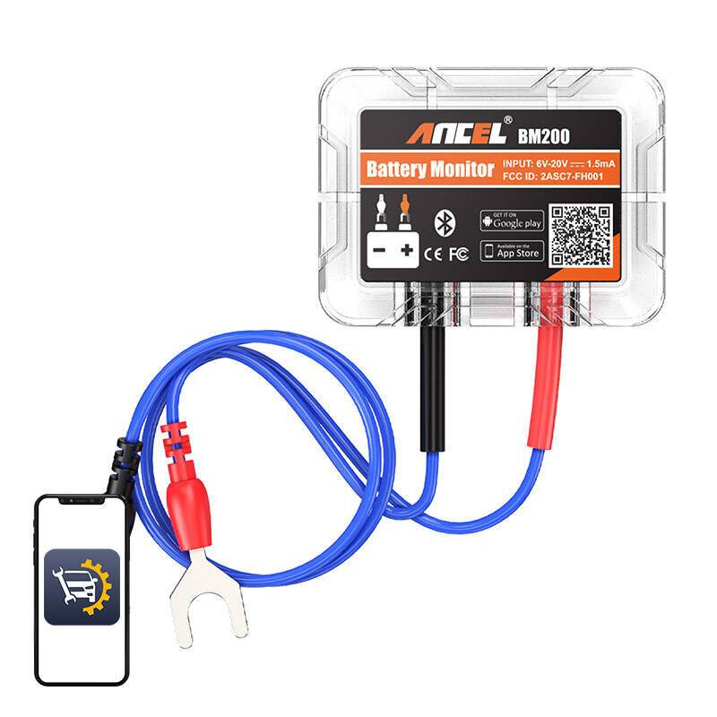 Bluetooth-Batterietester Ancel BM200 6–20 V DC