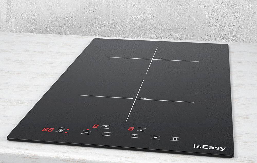 IsEasy LI2V-22 Induktionsherd mit zwei Kochzonen