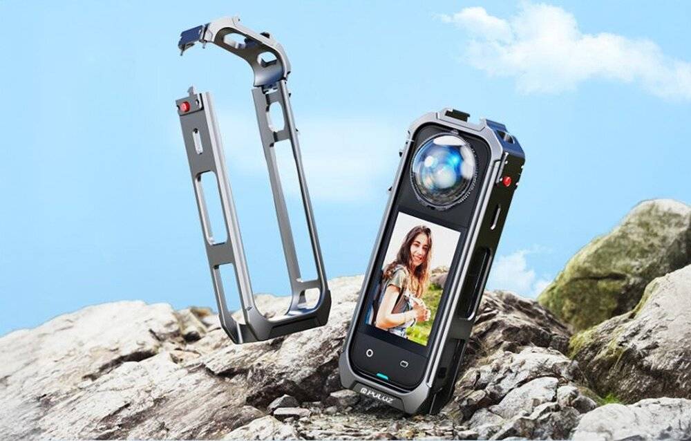 PULUZ Metallschutzhülle mit Objektivabdeckung für Insta360 X5