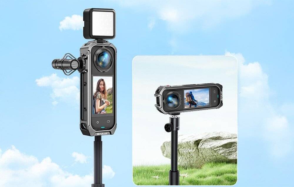 PULUZ Metallschutzhülle mit Objektivabdeckung für Insta360 X5