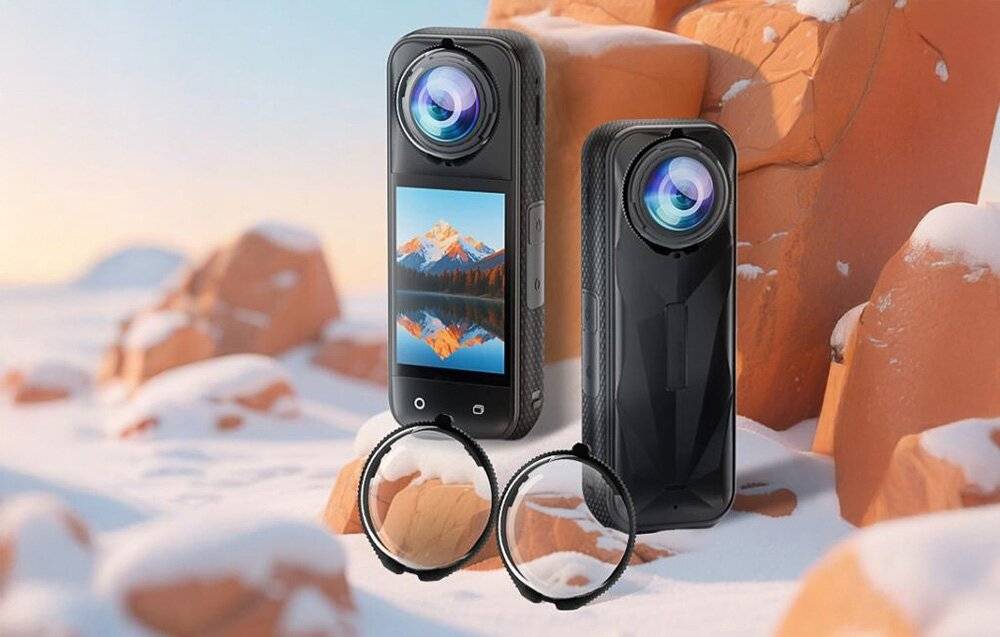 Puluz-Gegenlichtblenden für die Insta360 X5-Kamera