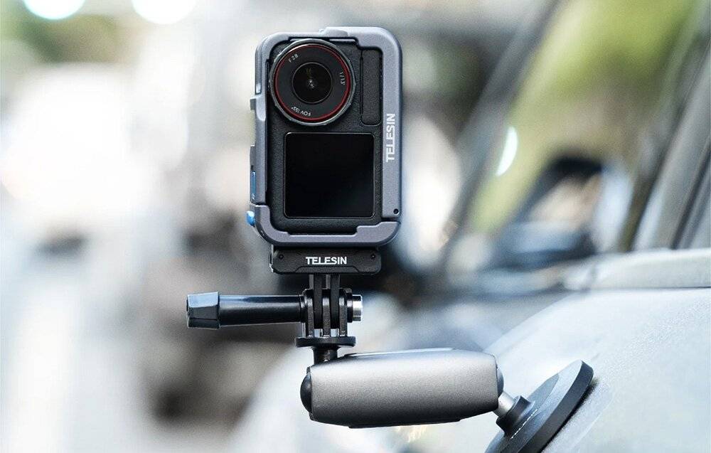 Telesin Metallgehäuse für DJI Osmo Action 5 (schwarz)