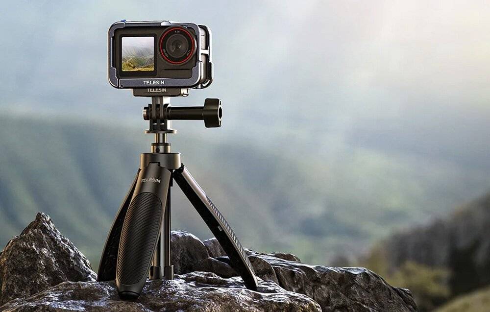 Telesin Metallgehäuse für DJI Osmo Action 5 (schwarz)