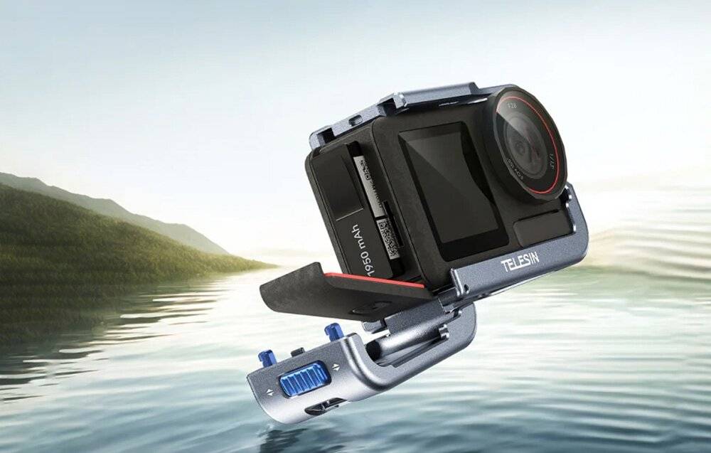 Telesin Metallgehäuse für DJI Osmo Action 5 (blau)