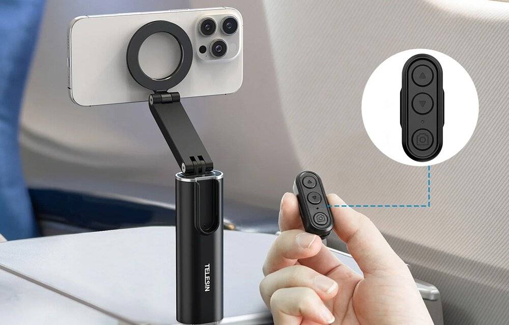 MagSafe Telesin-Halterung mit Bluetooth-Fernbedienung