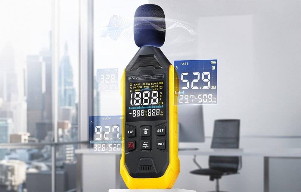 FNIRSI FDM01 Geräuschpegelmesser