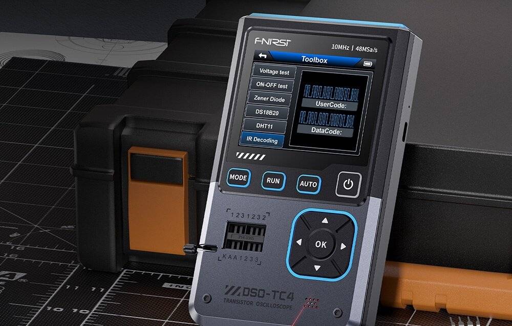 Tragbares 3-in-1-Mini-Oszilloskop FNIRSI DSO-TC4