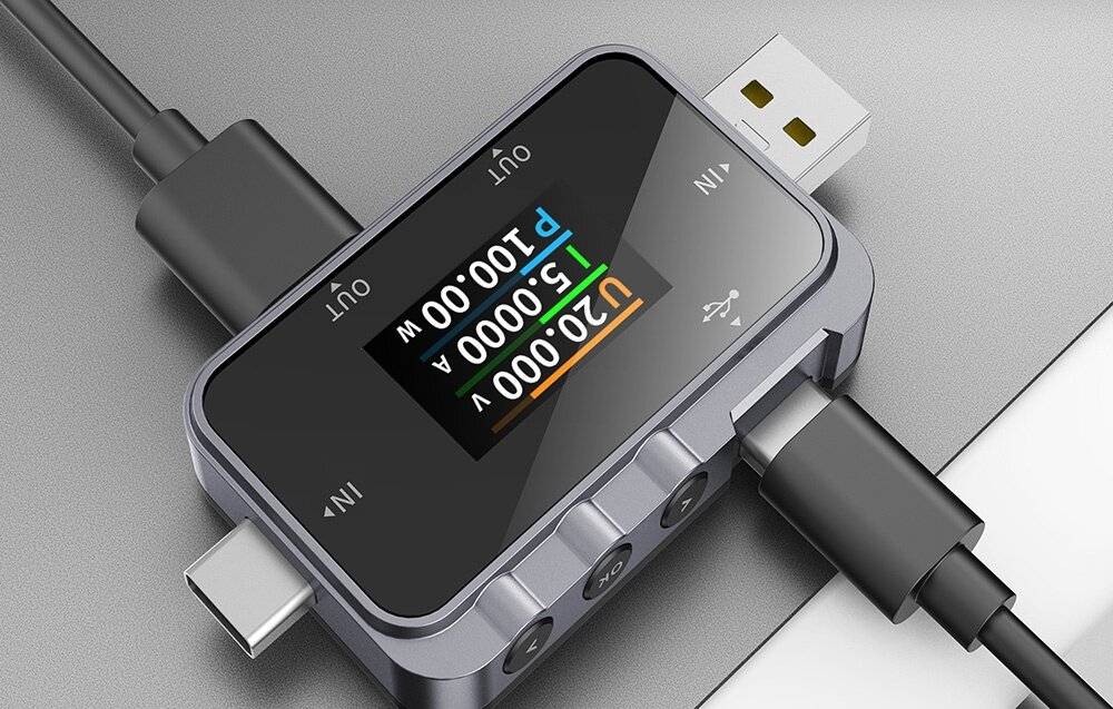 USB-Tester 2-in-1 FNIRSI FNAC-28 USB-C USB-A