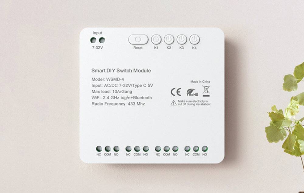 DIY Avatto WSMD-4 32V Smart Switch Modul