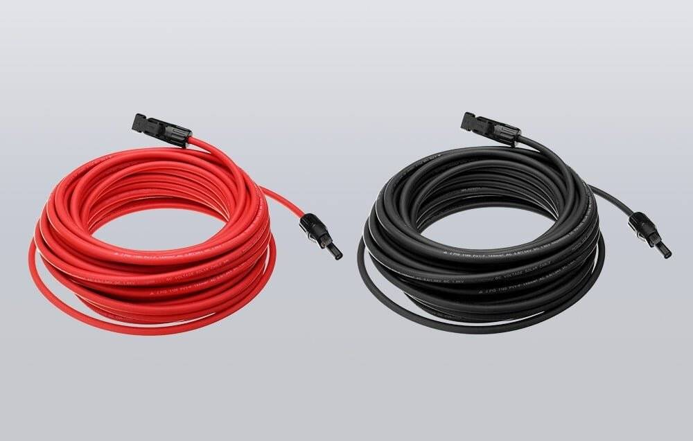 Set 2x Verlängerungskabel für Solarmodule APV MC4 2 m