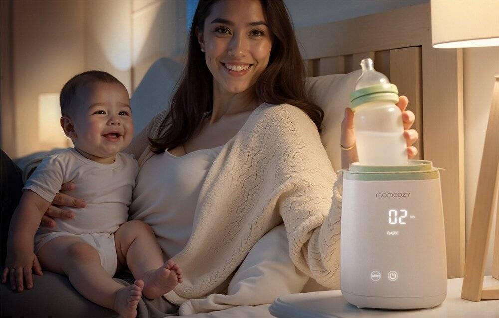 Babyflaschenwärmer MomCozy MW001-WH94NB-A