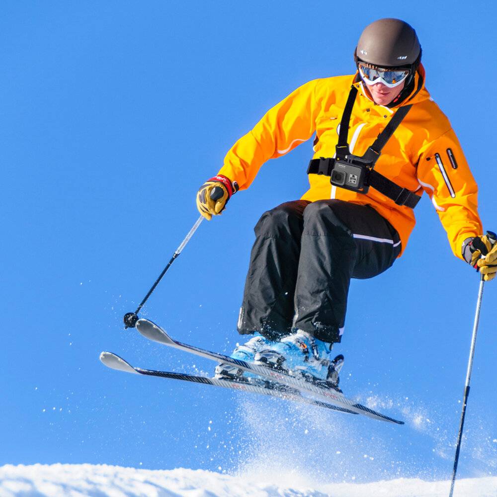 Set universelles Zubehör 63 1 GoPro, DJI, Insta360, SJCam, Eken Sportkameras GoPro