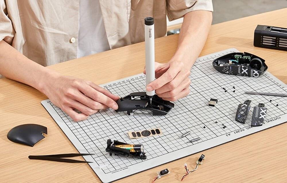 Fanttik E1 Max 3,7 V (silber) Elektroschraubendreher-Set