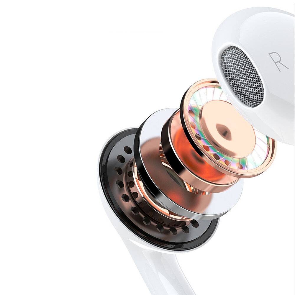 Dudao In-Ear-Kopfhörer mit USB-Typ-C-Anschluss weiß (X14PROT)