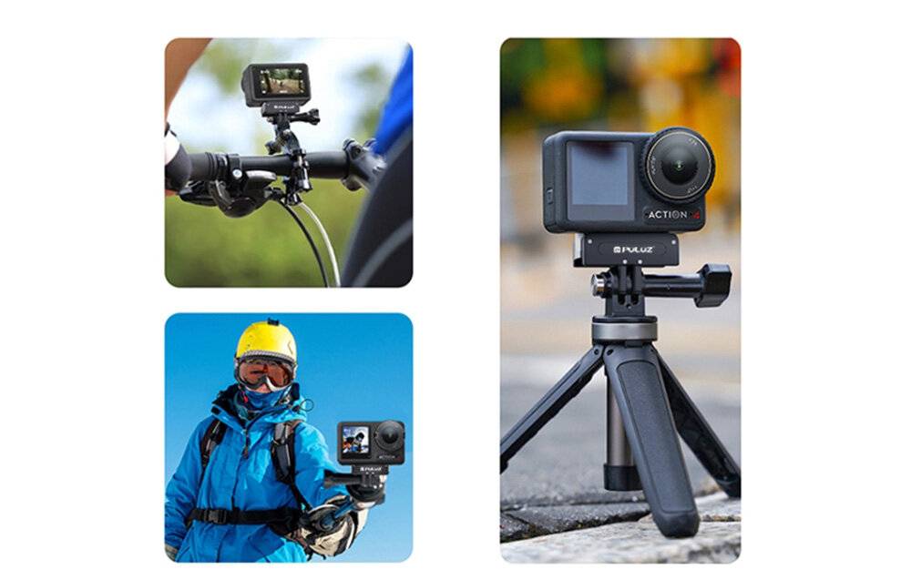 Magnetischer Metallständer PULUZ DJI Osmo (schwarz)