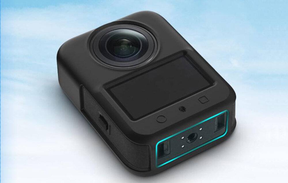 PULUZ Silikon-Objektivabdeckung DJI Osmo 360 (Schwarz)