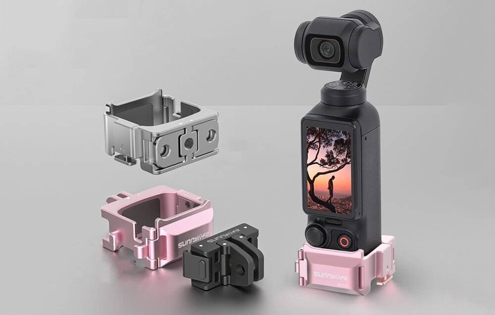 Sunnylife 1/4'' Schnellhalterung mit Katzenohren für OP 3 (Titan)