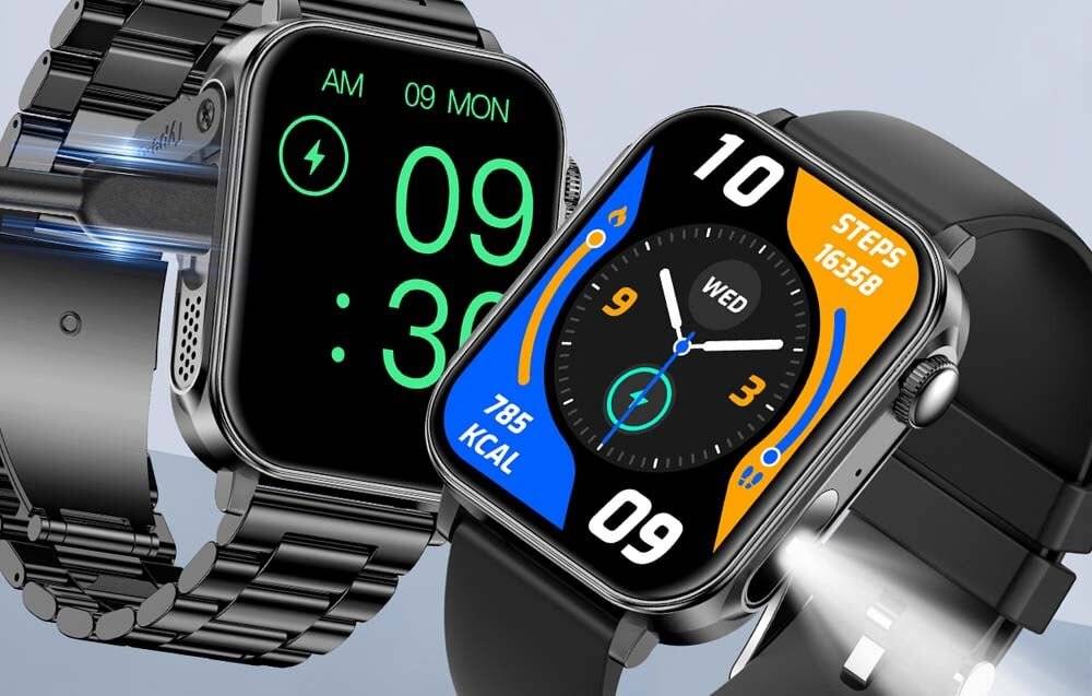 Colmi P80 Smartwatch (Stahl und Silber)