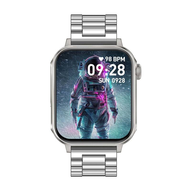 Colmi P80 Smartwatch (Stahl und Silber)