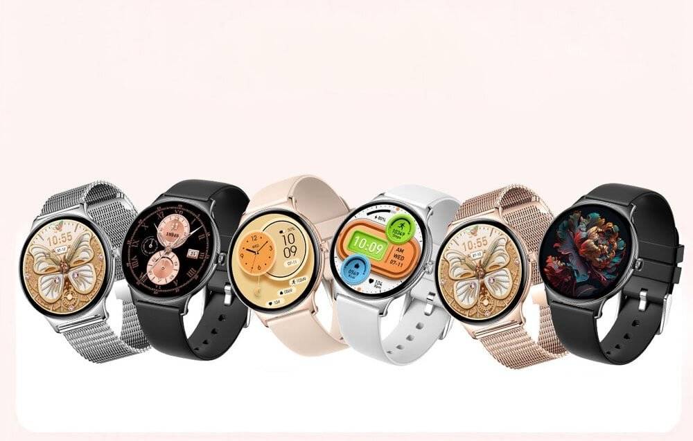 Colmi V89 Smartwatch (Edelstahl goldfarben)