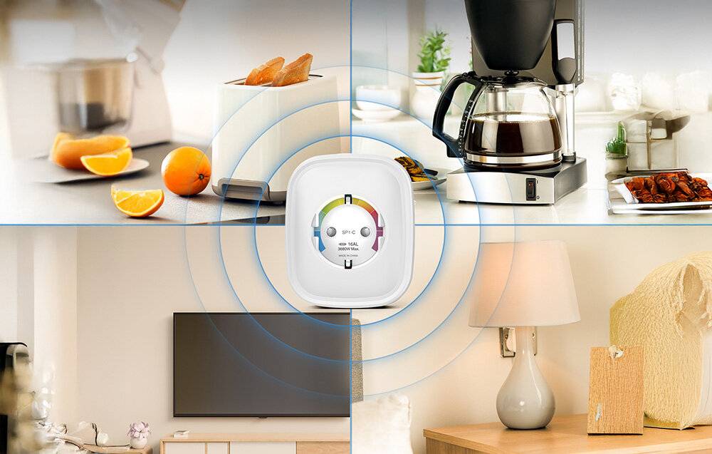 Gosund SP1-HE WiFi-Smart-Steckdose, 2 Stück (HomeKit) (Zweierpack) 16 A