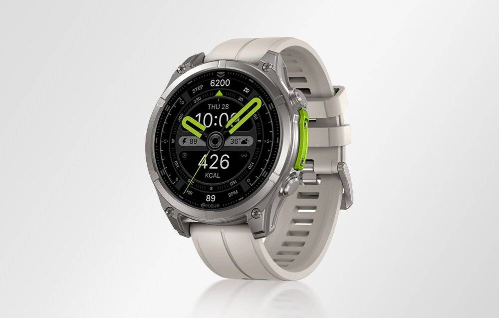 Zeblaze Vibe 8 Smartwatch, 1.43" AMOLED, MIL-STD-810H, IP69K, Bluetooth-Telefonie, Grau