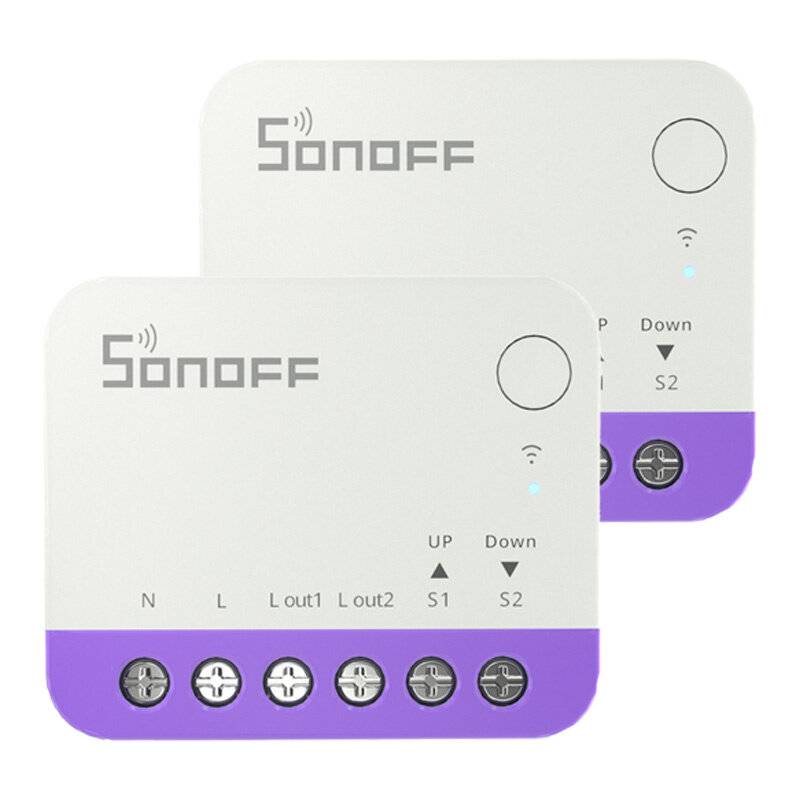 Sonoff MINI-RBS WiFi Smart Mini-Rollladenschalter (2 Stück)