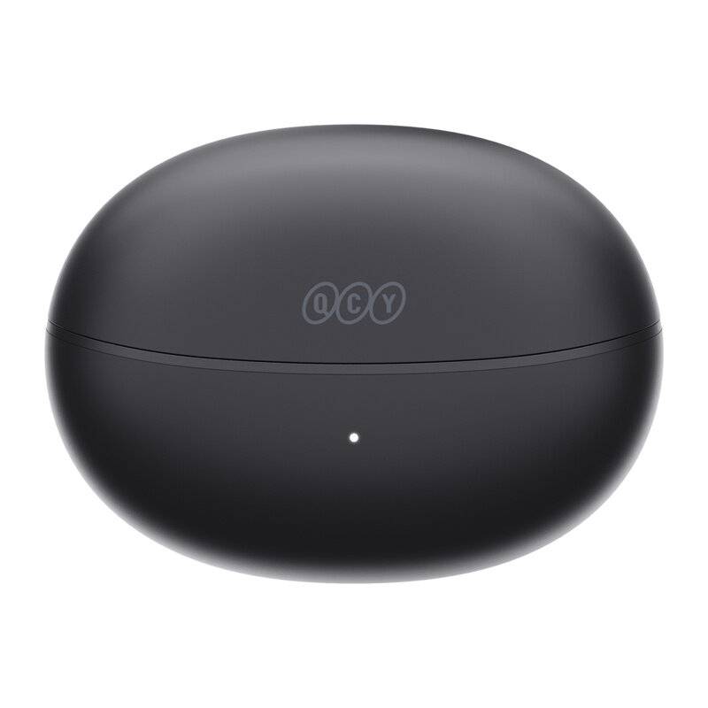 Schwarzes kabelloses Ohrhörer-Ladeetui mit 