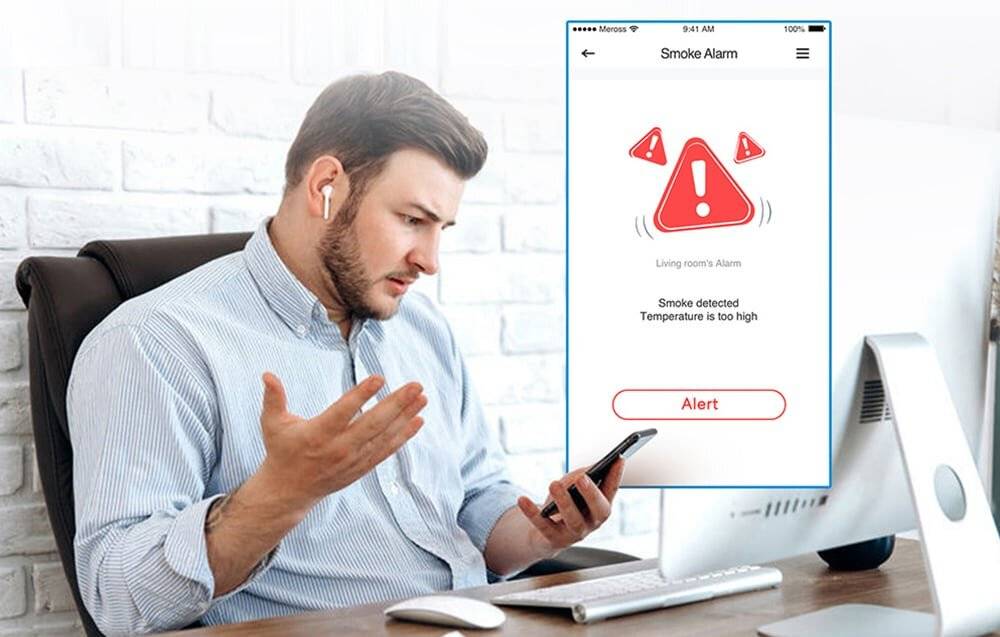 Meross GS559A WLAN-Smart-Rauchmelder (HomeKit)