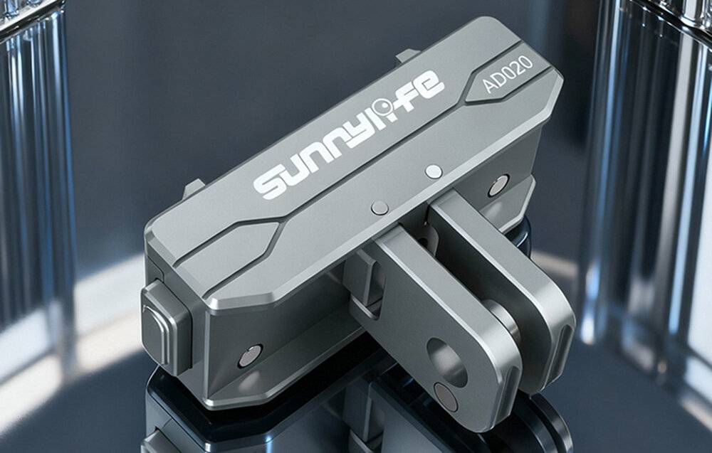 Eine Metallhalterung mit der Bezeichnung „sunnylife