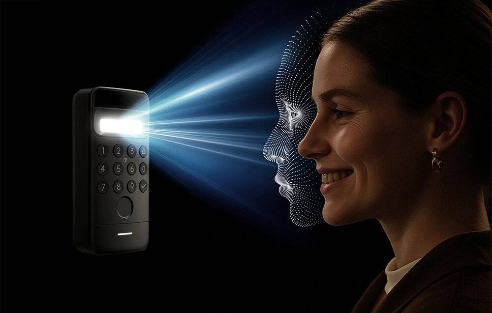 SwitchBot Ultra 3-in-1 Smart Lock mit Hub Mini Matter-Bedienfeld und Vision-Tastatur