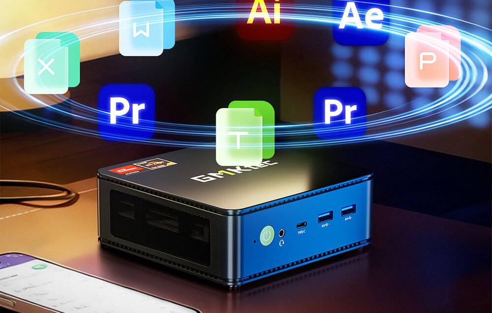 Mini-PC GMKtec M5 Ultra Ryzen 7 7730U 16 GB RAM + 512 GB SSD WIN 11 Pro