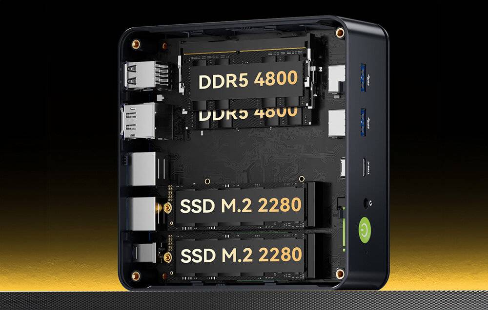 MINI-PC GMKtec M6 Ultra AMD Ryzen 5 7640HS 16 GB RAM + 512 GB SSD WIN 11 PRO