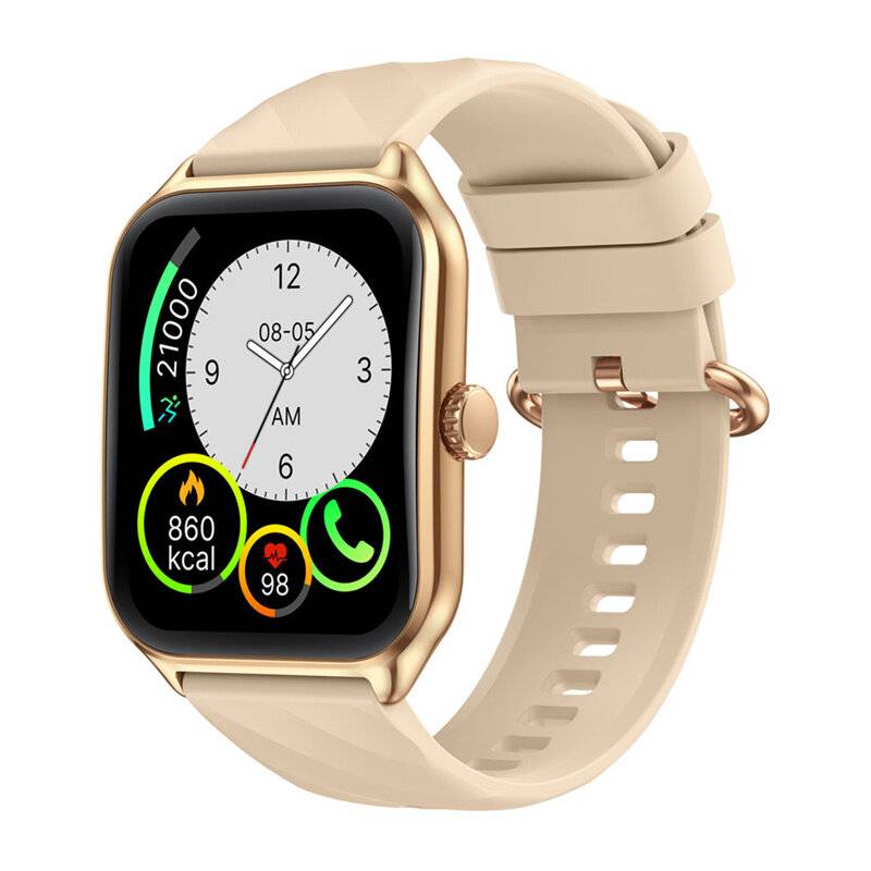 Zeblaze GTS 4 Smartwatch, 1,94 Zoll AMOLED, IP68, Bluetooth-Telefonie, Gold
