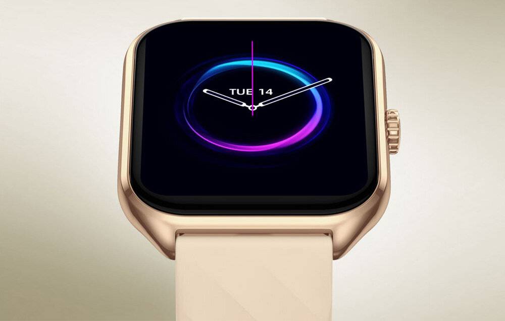 Zeblaze GTS 4 Smartwatch, 1,94 Zoll AMOLED, IP68, Bluetooth-Telefonie, Gold
