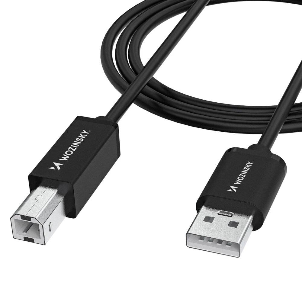 Wozinsky WKDDY3S USB-B - USB-A 480Mb/s Kabel 2m - Schwarz