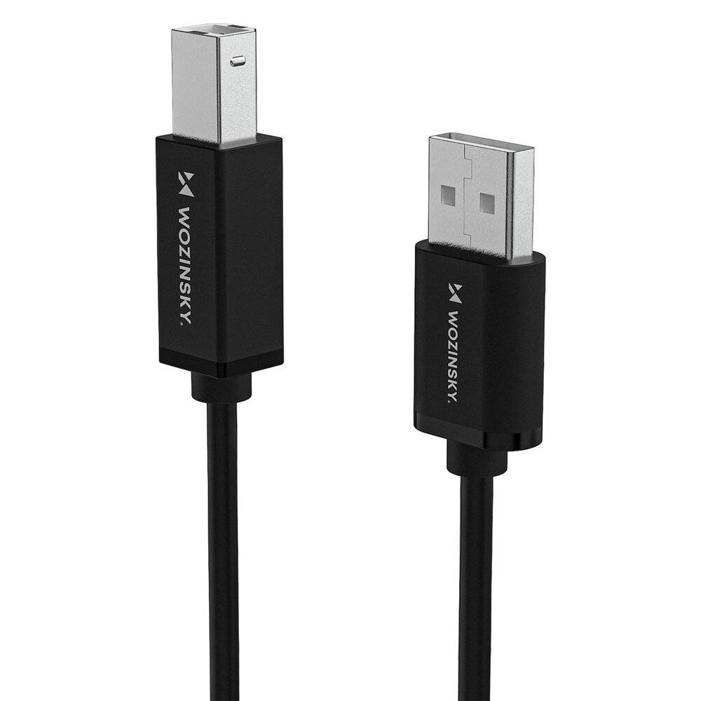 Wozinsky WKDDY3S USB-B - USB-A 480Mb/s Kabel 2m - Schwarz