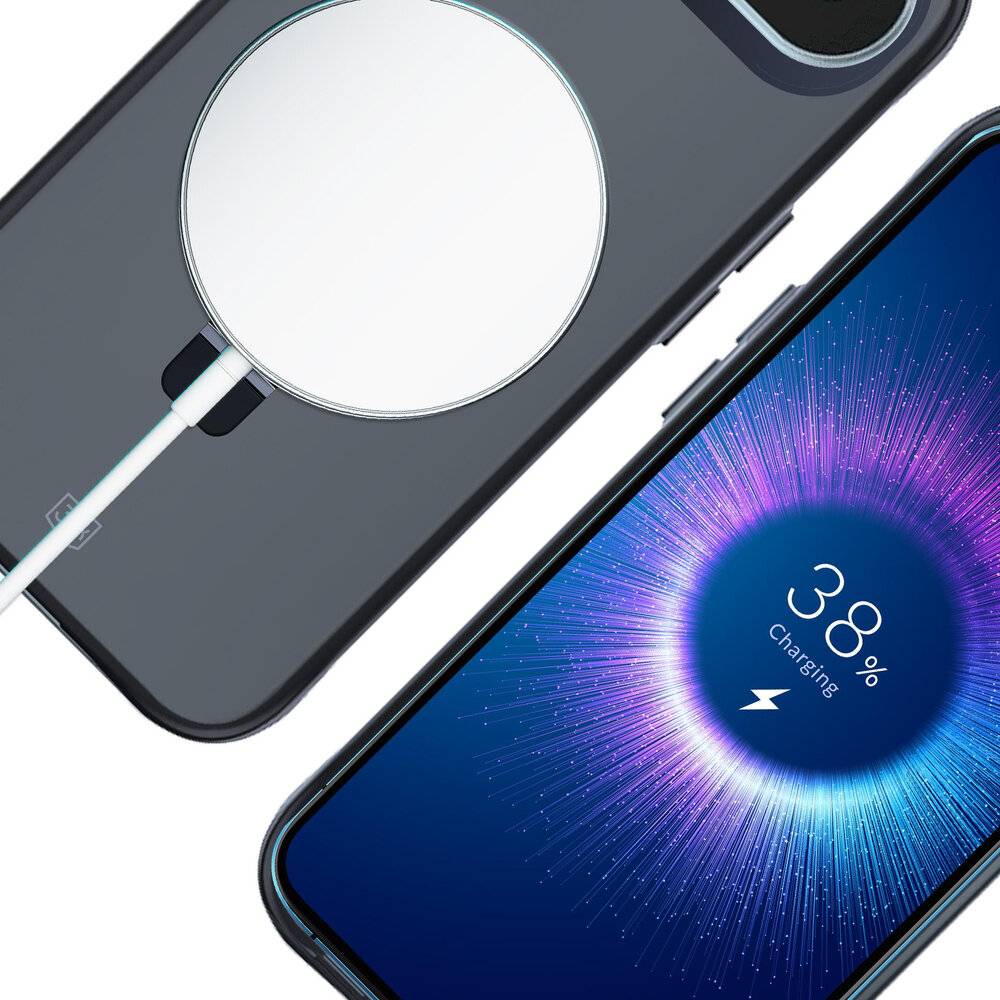 3mk Smoke Case Mag&Stand iPhone Air - Schwarz