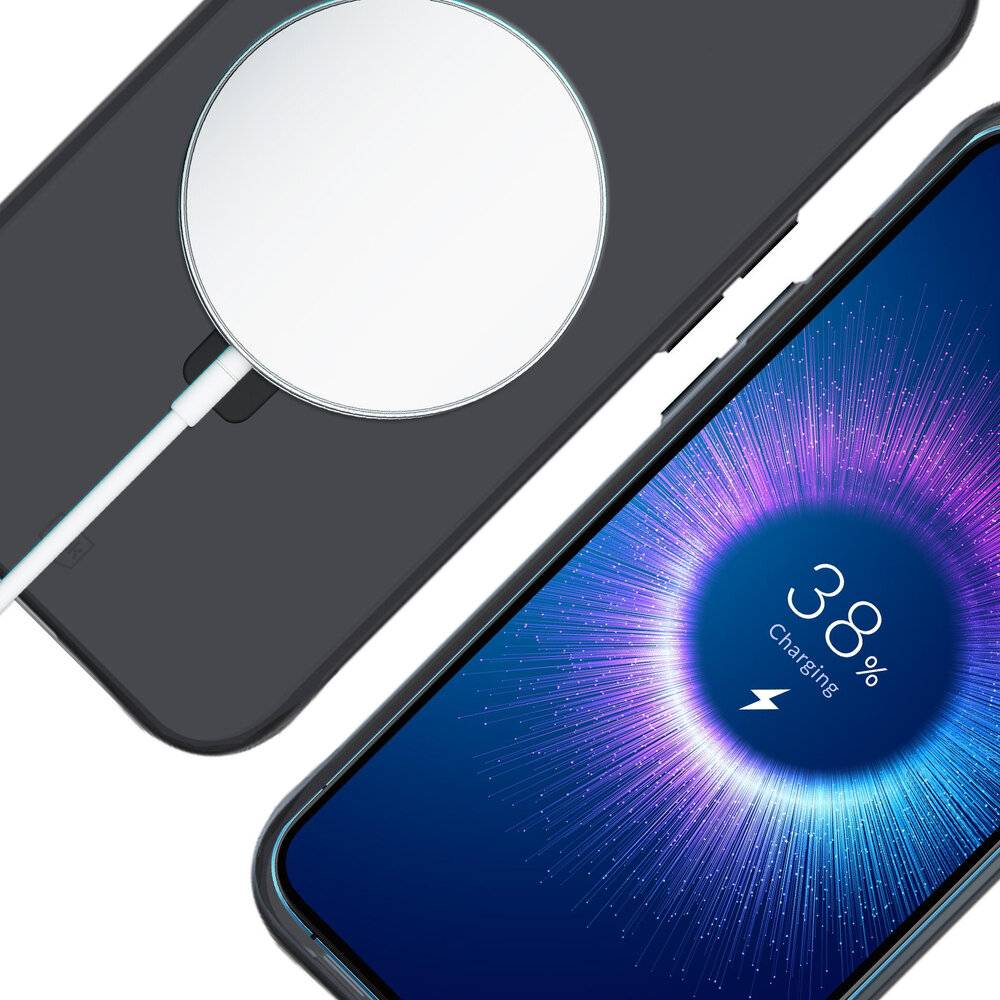 3mk Smoke Case Mag&Stand iPhone 17 - Schwarz