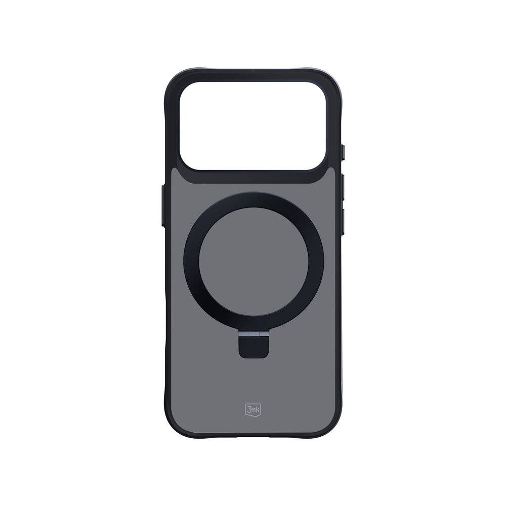 3mk Smoke Case Mag&Stand iPhone 17 Pro - Schwarz