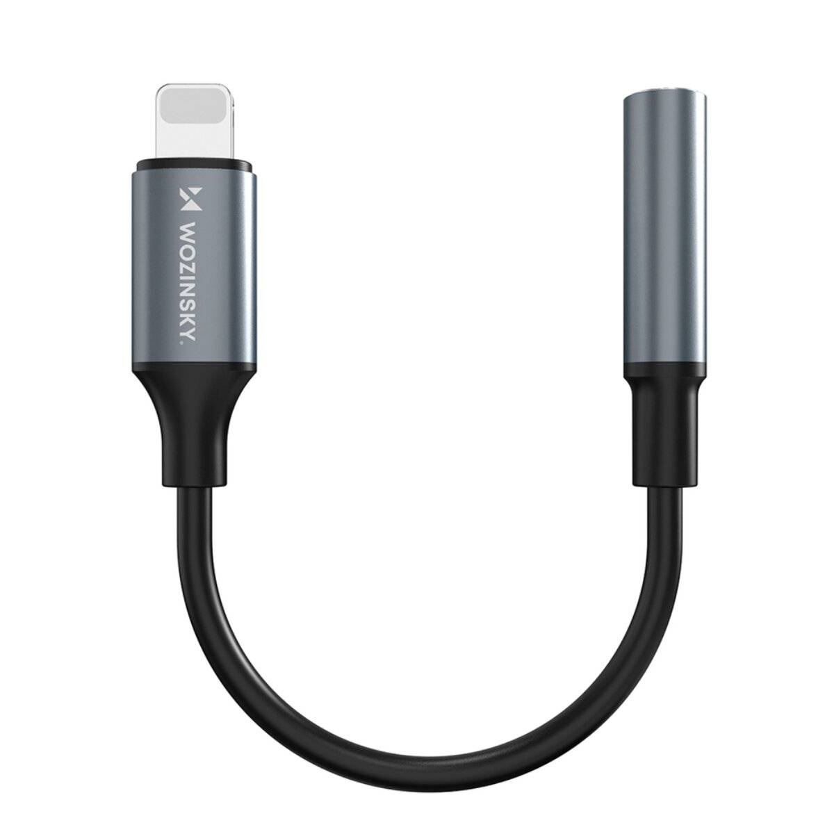 Wozinsky WALJ-01 Lightning Adapter - 3,5-mm-Minibuchse - Schwarz