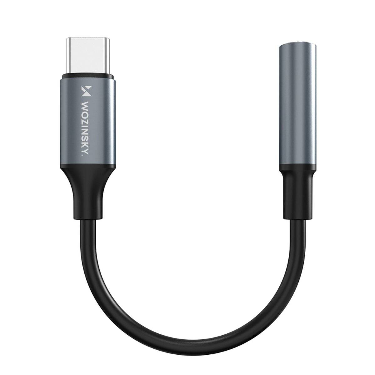 USB-C-zu-3,5-mm-Audioadapterkabel, mit der Bezeichnung „WOZINSKY