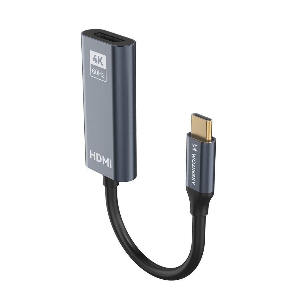 Wozinsky WACH-01 USB-C - HDMI 4K 60Hz Adapter - Schwarz