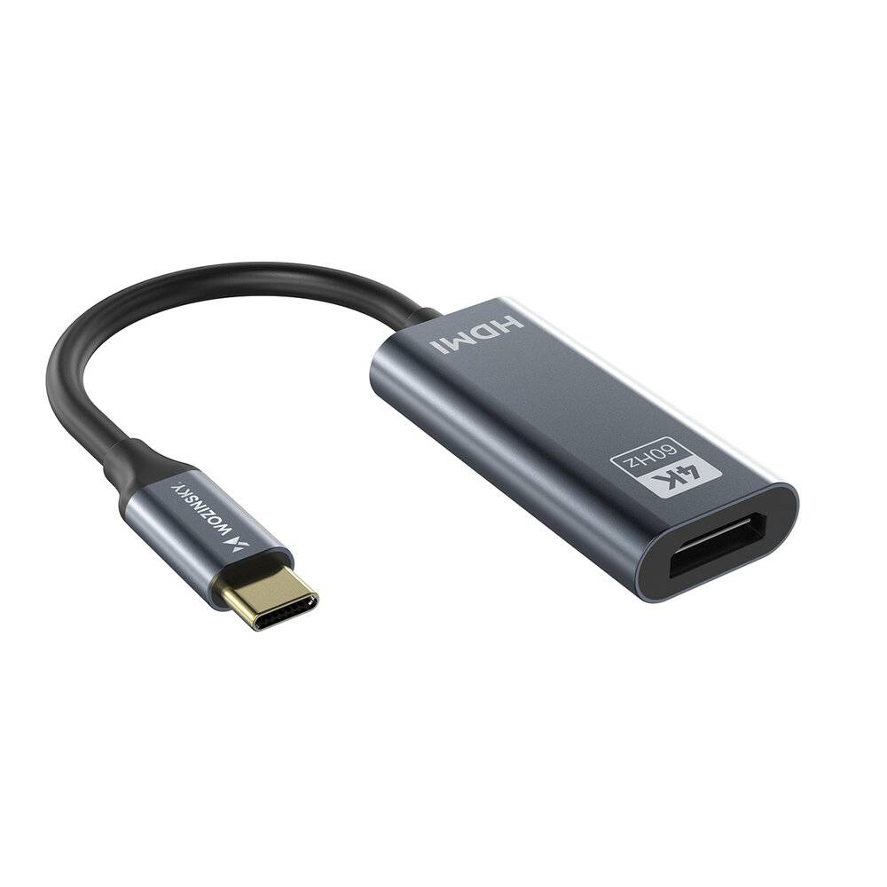 Wozinsky WACH-01 USB-C - HDMI 4K 60Hz Adapter - Schwarz