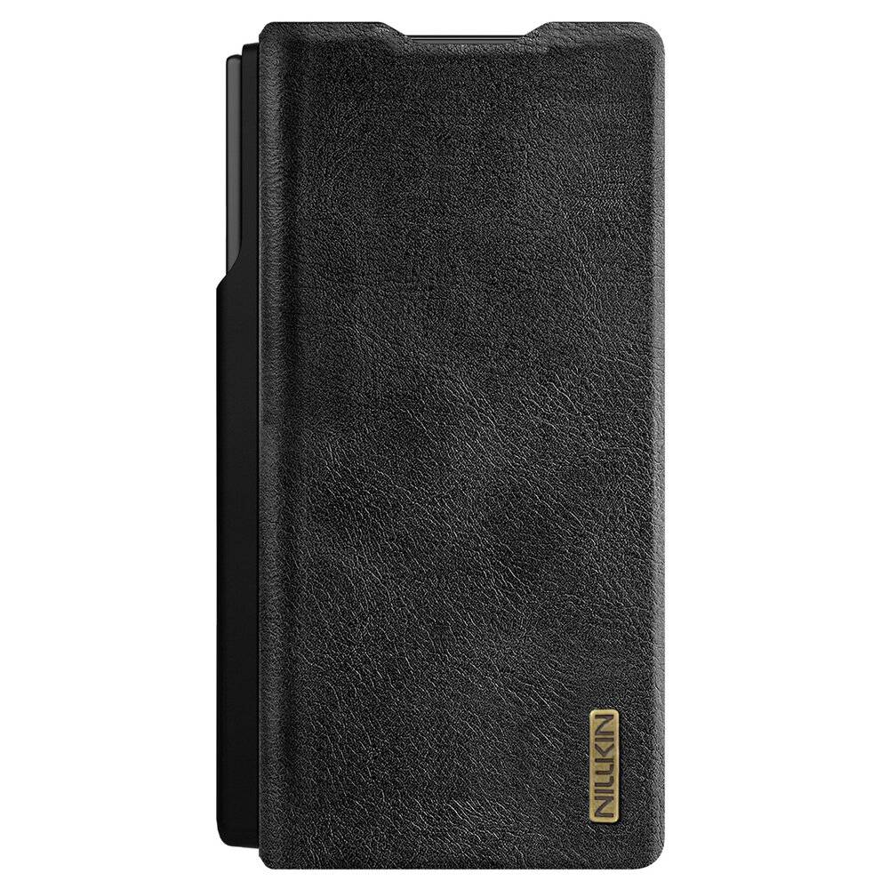 Nillkin Qin Pro Hülle für Samsung Galaxy Z Fold 7 mit S Pen Space – Schwarz