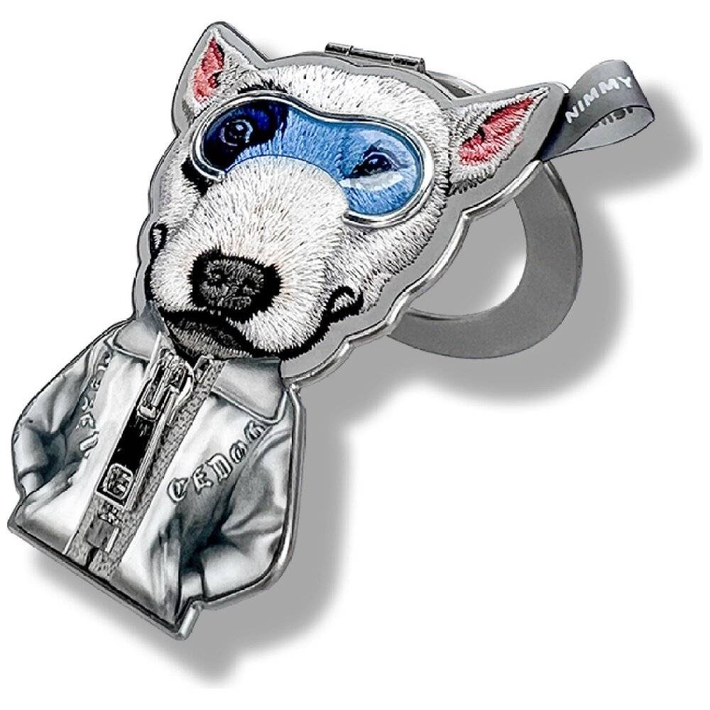 Nimmy Cool&Cute 2.0 Magnetischer Hundeanhänger - Grau