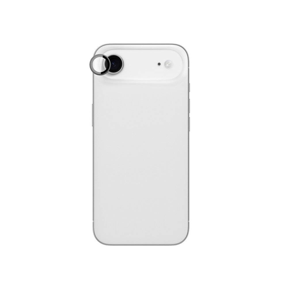 AmazingThing Linsenglas für iPhone 17 Air mit schwarzem Aluminiumrahmen