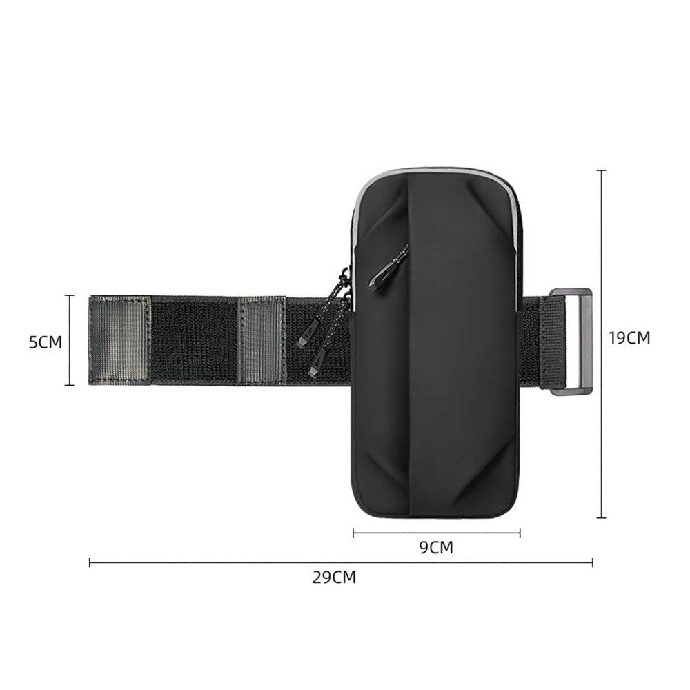 Wozinsky WSDB-B Armband-Handytasche zum Laufen – schwarz