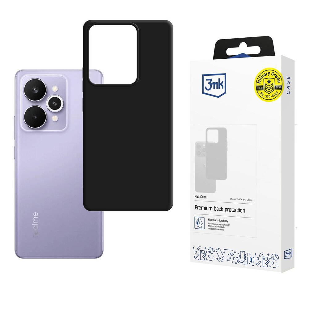 3mk Matt Case Realme 15 5G / Pro – Schwarz