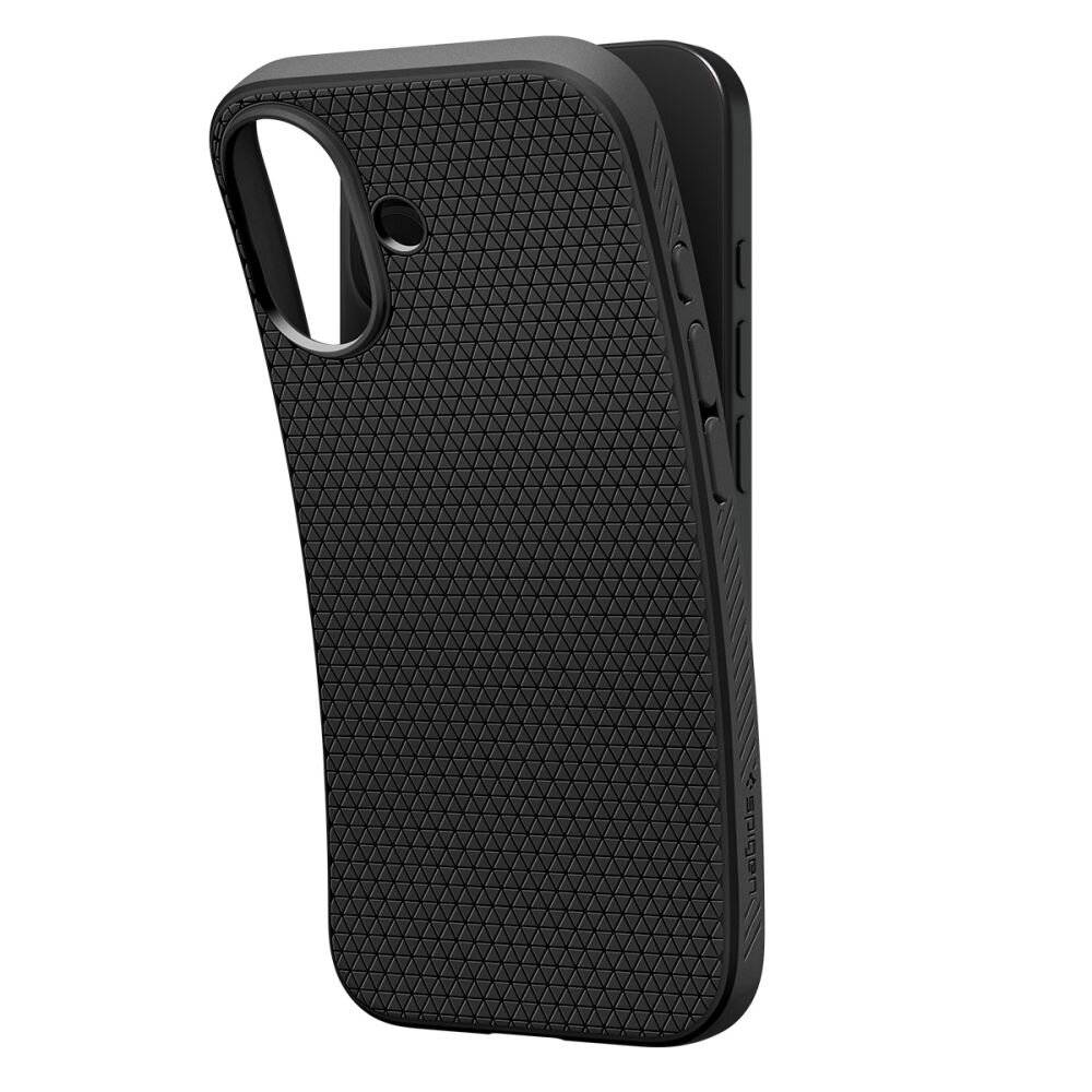Spigen Liquid Air Case für iPhone 17 - Mattschwarz